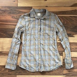 J. Crew Factory button down plaid shirt